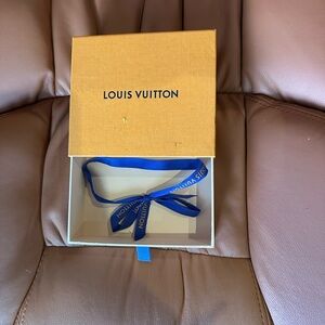 Authentic Louis Vuitton Empty Gift Box & Tie Set